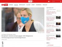 Bild zum Artikel: Brandenburger Parlament stimmt erneut gegen AfD-Mitglied im Verfassungsschutz-Kontrollgremium