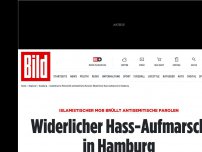 Bild zum Artikel: Antisemitische Parolen in Hamburg - Wieder Israel-Hass-Aufmarsch in Deutschland