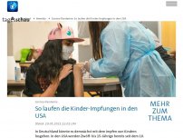 Bild zum Artikel: Corona-Pandemie: So laufen die Kinder-Impfungen in den USA