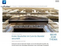 Bild zum Artikel: Erster Deutscher im Cum-Ex-Skandal verurteilt