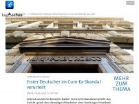 Bild zum Artikel: Erster Deutscher im Cum-Ex-Skandal verurteilt