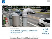Bild zum Artikel: EuGH verurteilt Deutschland wegen zu hoher Stickoxid-Werte