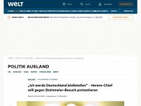 Bild zum Artikel: „Ich werde Deutschland bloßstellen“ – Herero-Chief will gegen Steinmeier-Besuch protestieren