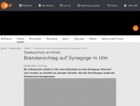 Bild zum Artikel: Brandanschlag auf Synagoge in Ulm