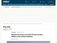 Bild zum Artikel: Wanderwitz fordert nach AfD-Erfolg bei jungen Wählern mehr politische Bildung