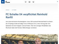 Bild zum Artikel: FC Schalke 04 verpflichtet Reinhold Ranftl