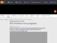 Bild zum Artikel: SEK Frankfurt wird aufgelöst