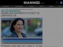 Bild zum Artikel: Politik-Beben: Grünen Kanzlerkandidatin Annalena Baerbock stürzt in Umfrage ab