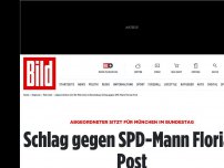 Bild zum Artikel: Florian Post sitzt im Bundestag - Schlag gegen SPD-Mann