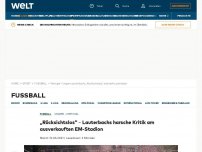 Bild zum Artikel: „Rücksichtslos“ - Lauterbachs harsche Kritik am ausverkauften EM-Stadion