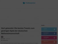 Bild zum Artikel: Hart gelandet: Die besten Tweets zum gestrigen Spiel der deutschen Nationalmannschaft