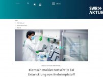 Bild zum Artikel: Mainzer Unternehmen Biontech meldet Fortschritt bei Entwicklung von Krebsimpfstoff