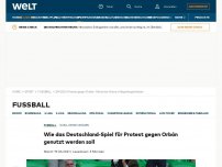 Bild zum Artikel: Wie das Deutschland-Spiel für Protest gegen Orban genutzt werden soll