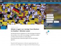 Bild zum Artikel: Wieder tragen nur wenige Fans Masken im Münchner Stadion