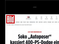 Bild zum Artikel: Auf der Reeperbahn - Soko „Autoposer' kassiert 400-PS-Dodge ein