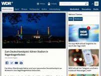 Bild zum Artikel: Zum Deutschlandspiel: Kölner Stadion in Regenbogenfarben