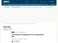 Bild zum Artikel: „Der Alltag für Ungeimpfte muss unangenehmer sein“