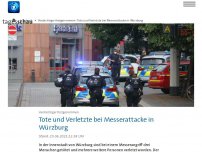Bild zum Artikel: Mehrere Menschen sterben bei Messerattacke in Würzburg
