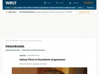 Bild zum Artikel: Helena Fürst in Psychiatrie eingewiesen