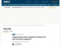 Bild zum Artikel: „Abgeschobene wären erheblichen Gefahren für Leib und Leben ausgesetzt“