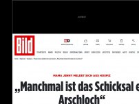 Bild zum Artikel: Mama Jenny verliert Kampf gegen den Krebs - Manchmal ist das Schicksal ein Arschloch