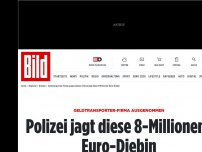 Bild zum Artikel: Mitarbeiterin tatverdächtig - 8 Mio. Euro bei Geldtransportfirma gestohlen