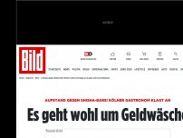 Bild zum Artikel: Aufstand gegen Shisha-Bars! - Kölner Gastronom klagt an: Es geht wohl um Geldwäsche