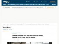 Bild zum Artikel: „Dürfen uns nicht von den Lauterbachs dieser Republik in die Enge treiben lassen“