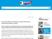 Bild zum Artikel: Gauland: Ideologische Verbohrtheit der Grünen droht für ganz Deutschland zur Gefahr werden
