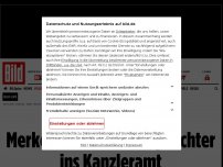 Bild zum Artikel: Trotz Klage gegen Kanzlerin - Merkel lädt Verfassungsrichter ins Kanzleramt