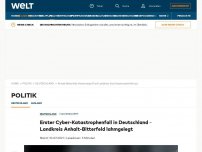 Bild zum Artikel: Erster Cyber-Katastrophenfall in Deutschland – Landkreis Anhalt-Bitterfeld lahmgelegt