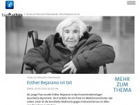Bild zum Artikel: Holocaust-Überlebende Esther Bejarano ist tot