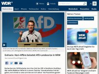 Bild zum Artikel: Exklusiv: Nazi-Affäre belastet AfD-Landesvize in NRW