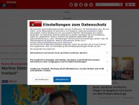 Bild zum Artikel: Bayerns Ministerpräsident: Markus Söder knallhart: 'Ohne Impfen...