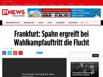 Bild zum Artikel: Frankfurt: Spahn ergreift bei Wahlkampfauftritt die Flucht