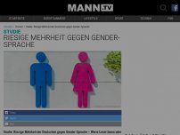 Bild zum Artikel: STUDIE: Riesige Mehrheit der Deutschen gegen Gender-Sprache