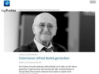 Bild zum Artikel: Entertainer Alfred Biolek gestorben
