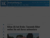 Bild zum Artikel: Kilian (6) hat Krebs: Tausende Biker wollen ihn mit Korso aufmuntern