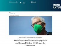 Bild zum Artikel: Kretschmann will Corona-Impfpflicht nicht ausschließen