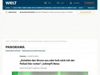 Bild zum Artikel: „Schaltet den Strom aus oder holt mich mit der Polizei hier runter“, schimpft Nena