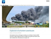 Bild zum Artikel: Explosion erschüttert Leverkusen