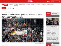 Bild zum Artikel: Berlin verbietet zwei geplante 'Querdenken'-Demos am Wochenende