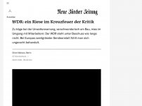 Bild zum Artikel: WDR: ein Riese im Kreuzfeuer der Kritik