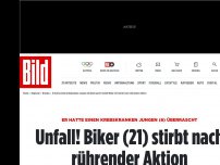 Bild zum Artikel: Drama in Niedersachsen - Unfall! Biker (21) stirbt nach rührender Aktion