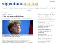 Bild zum Artikel: 16 Jahre Merkel: Eine verheerende Bilanz