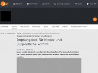 Bild zum Artikel: Impfangebot für Kinder und Jugendliche kommt