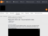 Bild zum Artikel: Nguyen-Kim ist 'Journalistin des Jahres'