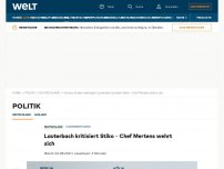 Bild zum Artikel: Lauterbach kritisiert Stiko – Chef Mertens wehrt sich