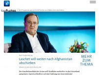 Bild zum Artikel: Nach Truppenabzug: Laschet will weiter nach Afghanistan abschieben