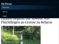 Bild zum Artikel: Litauen beginnt mit Abwehr von Flüchtlingen an Grenze zu Belarus